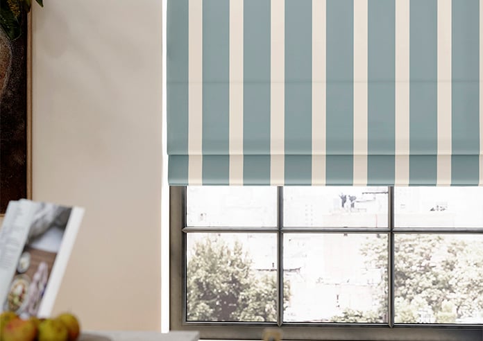 The British Stripe Co. Henry, Derwent No.1 - Roman Blind - Image 5